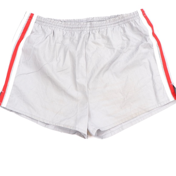 Vintage 80s Hobie Striped Lined Running Shorts - Picture 1 of 7